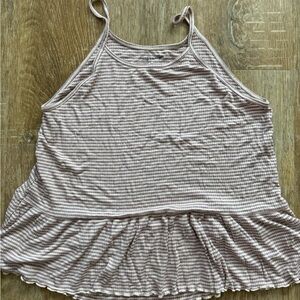 American Eagle Peplum tank